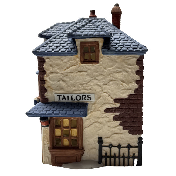 Vtg Dept 56 Dickens Village Walpole Tailors 59269 Store Village No Light Cord - Picture 13 of 13